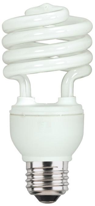 18W Mini-Twist CFL Cool White E26 (Medium) Base, 120 Volt, Hanging Box