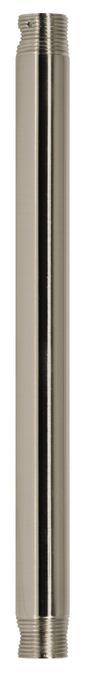 3/4 ID x 24" Brushed Nickel Finish Extension Downrod