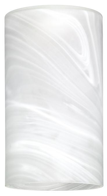 White Alabaster Large Cylinder Shade
