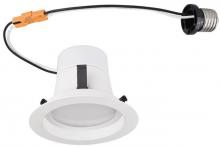 Westinghouse 3104300 - 8W 4" Recessed Downlight LED Dimmable Warm White (2700K) E26 (Medium) Base Socket Adapter,