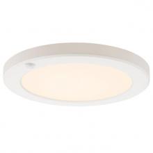 Westinghouse 6133200 - 8 in. 18W LED Flush with Motion Sensor and Color Temperature Selection White Finish White Acrylic