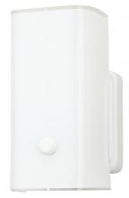 Westinghouse 6640100 - 1 Light Wall Fixture White Finish Base White Ceramic Glass