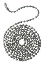 Westinghouse 7704900 - 3 Ft. Beaded Chain with Connector Stainless Steel