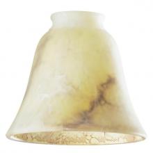 Westinghouse 8142200 - Brown Marbleized Bell Shade
