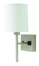 House of Troy WL625-SN - Wall Lamp with Convenience Outlet