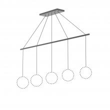 Kuzco Lighting Inc CNL5AC-GH - Marquee Graphite Linear Pendant Canopy System