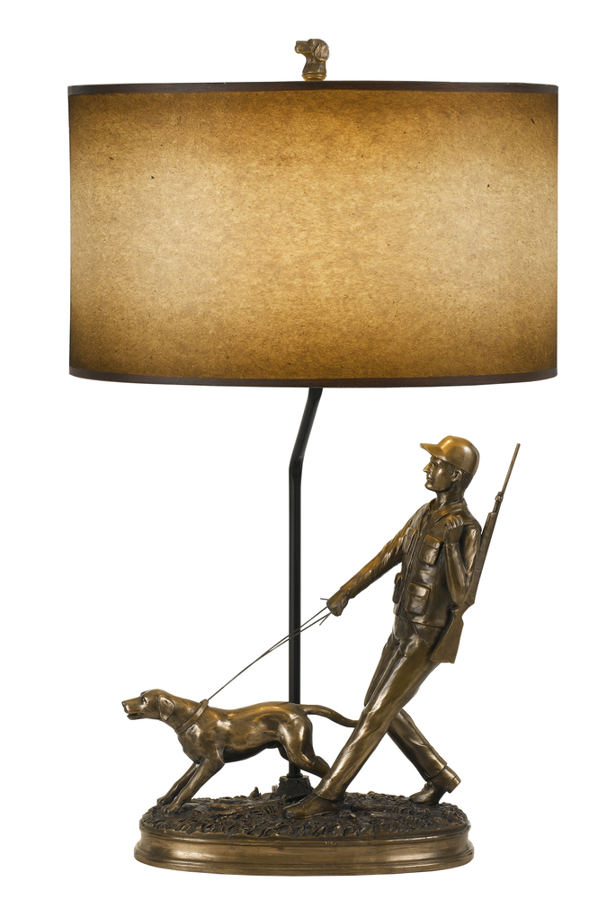 150W Hunter Resin Table Lamp