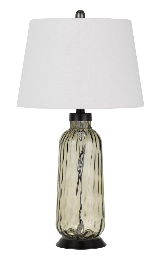 150W 3 Way Bolsena Glass Table Lamp (Priced And Sold in Pairs)
