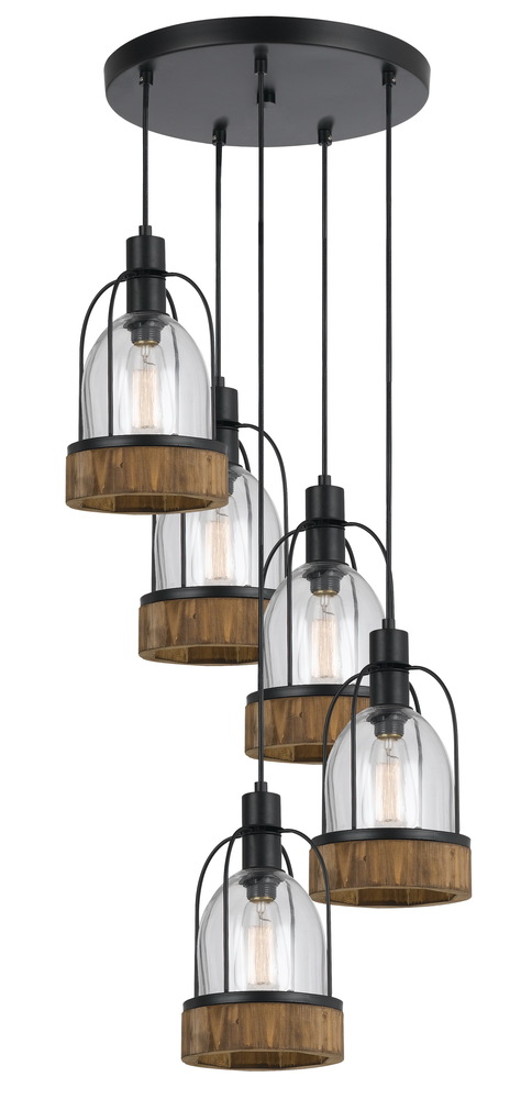 60W X 5 Beacon Pendant Fixture(Edison Bulbs Not included)