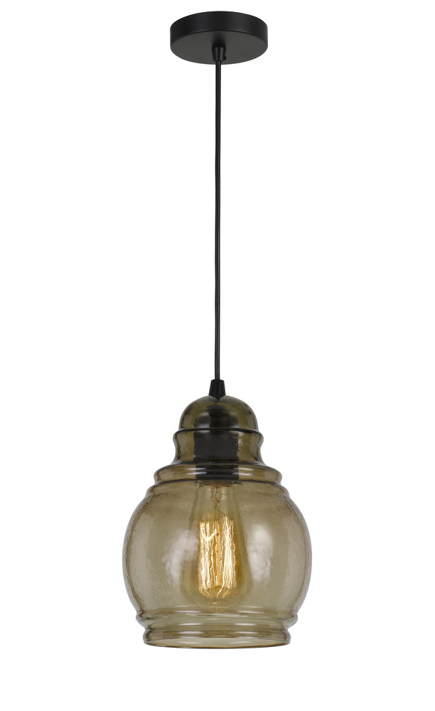 60W Teramo RippLED Glass Pendant (Edison Bulb Not included)