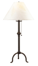 CAL Lighting BO-903TB - 75W Iron Table Lamp W/Pull Chain