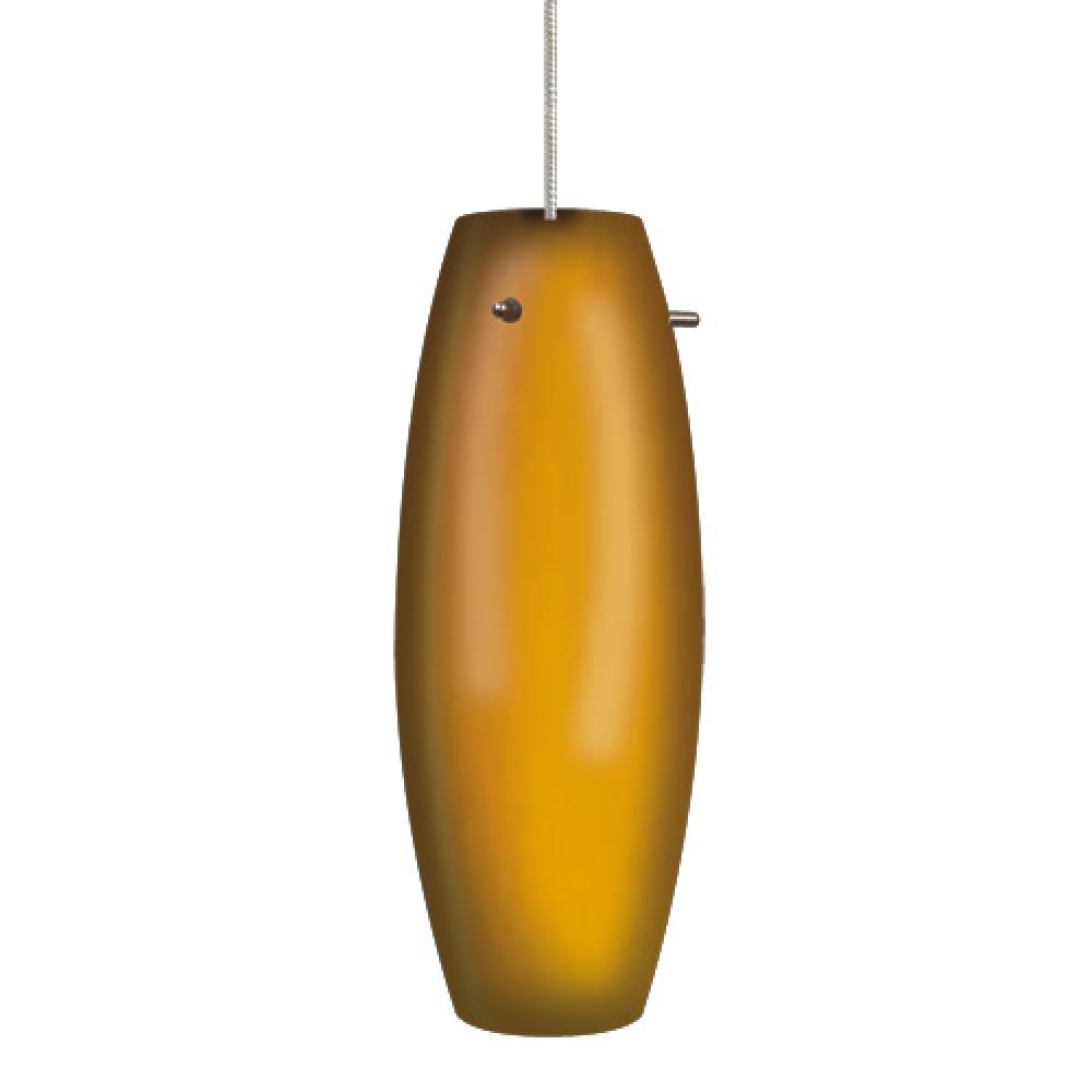DISCON LED GLS PNDNT 5W FROST NCKL CNPY