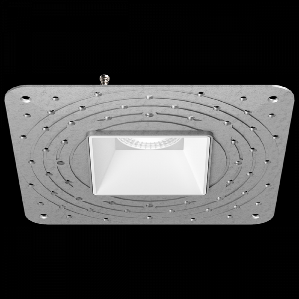 Pex 3" Square Trimless Smooth Reflector Trim