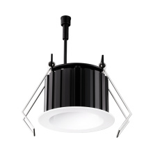 Elco Lighting E1AK02WF30BB - 1" ARCH DWNLT RND RFLCTR 50° 30K ALL BLK