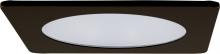 Elco Lighting EL2412B - 4" ADJSTBL LV SHWR TRIM W/FRSTD LENS