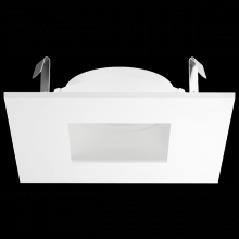 Elco Lighting ELK4212W - 4" Square Adjustable Pinhole with Frosted Lens