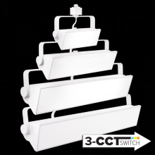 Elco Lighting ETW42CT3B - DISCON 12"  LED WALLWASH 30K/35K/40K