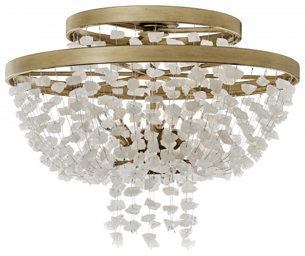 Stonybrook, A Robin Baron Design - 6 Light Flush Mount, A Robin Baron Design