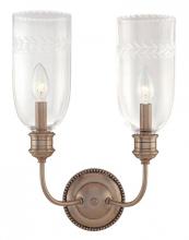 Hudson Valley 292-PN - 2 LIGHT WALL SCONCE