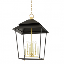 Hudson Valley 5138-AGB/SBK - 8 LIGHT LANTERN