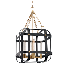 Hudson Valley 6920-AOB - 4 LIGHT PENDANT