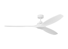 Visual Comfort & Co. Fan Collection 3CLNSM70RZW - Collins Smart 70 Ceiling Fan in Matte White Blades