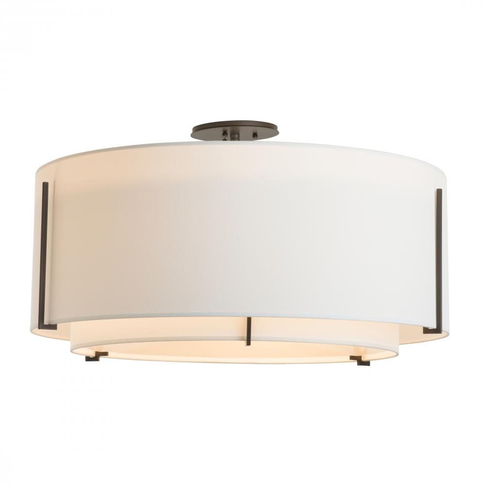 Exos Large Double Shade Semi-Flush