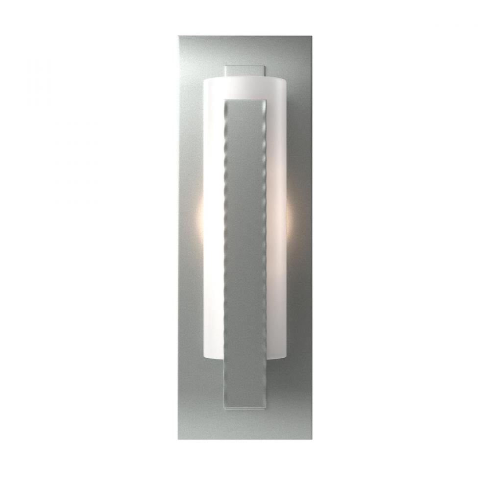 Forged Vertical Bar Sconce - Steel Backplate