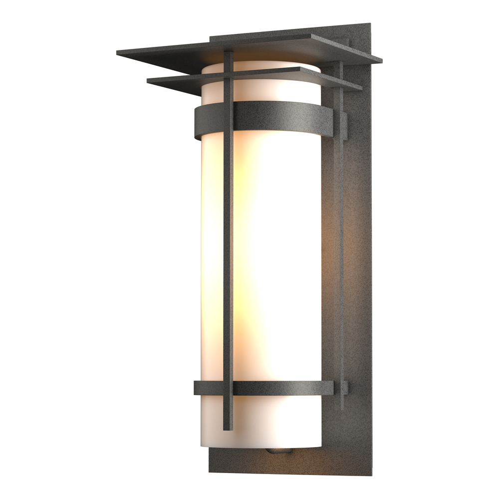 Banded with Top Plate Large Outdoor Sconce