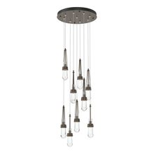 Hubbardton Forge 131108-SKT-STND-05-ZM0434 - Link 9-Light Clear Glass Pendant