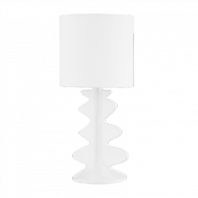 Mitzi by Hudson Valley Lighting HL684201-AGB/CGW - Liwa Table Lamp
