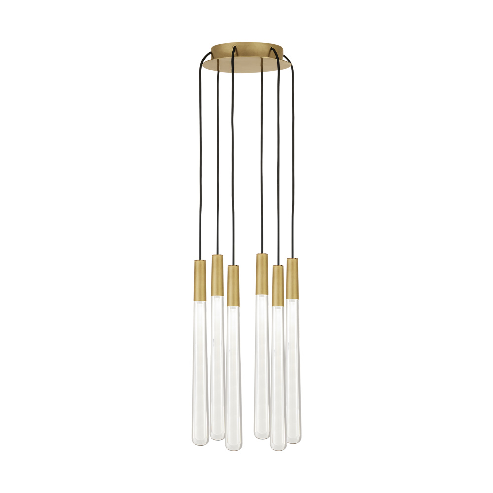 Pylon Crystal 6 Light Chandelier