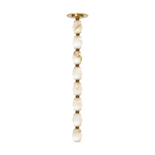 Visual Comfort & Co. Modern Collection SLPD55027ALBHABR - Collier Alabaster 24 Pendant