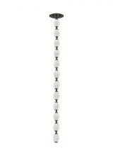 Visual Comfort & Co. Modern Collection 700CLR36BZ-LED930R-277 - Sean Lavin Collier 1-light dimmable LED pendant with dark bronze finish and crystal shade