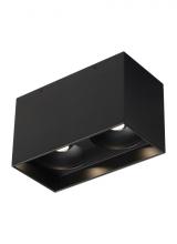 Visual Comfort & Co. Modern Collection 700FMEXOD640BW-LED930 - Exo 6 Dual Flush Mount