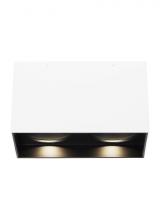 Visual Comfort & Co. Modern Collection 700FMEXOD620WG-LED930 - Exo 6 Dual Flush Mount