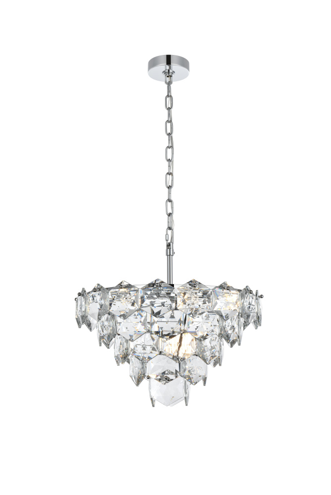 Adaline 20 inch Chandelier in Chrome