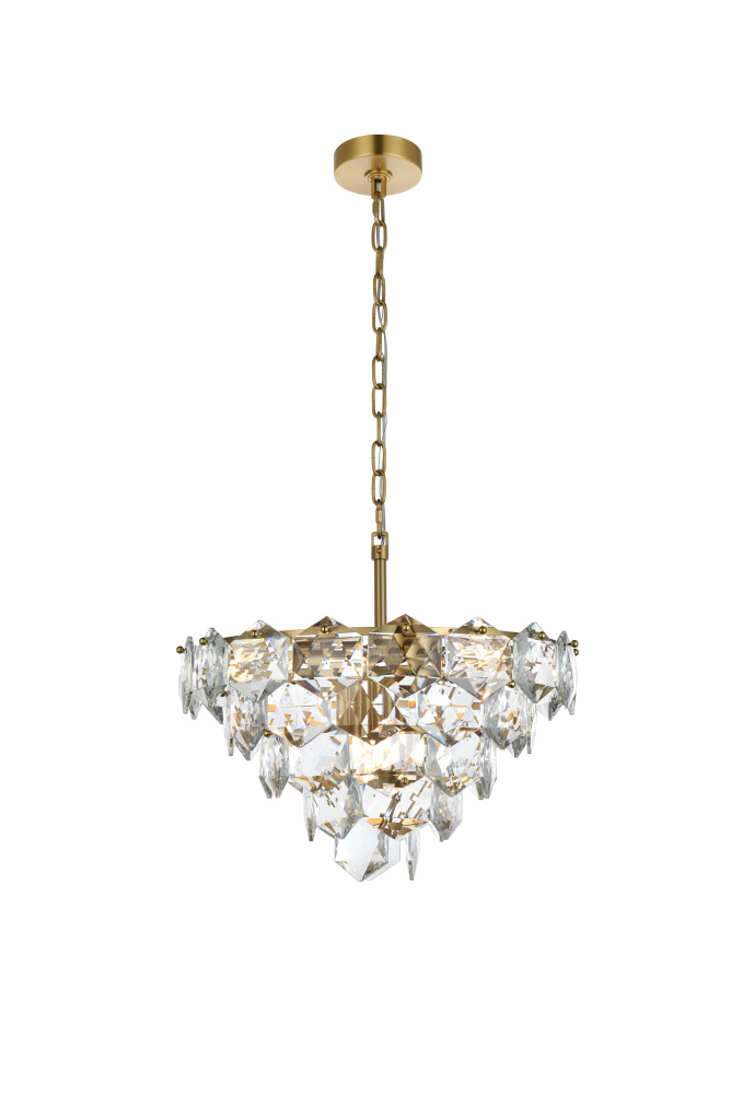 Adaline 20 inch Chandelier in Satin Gold