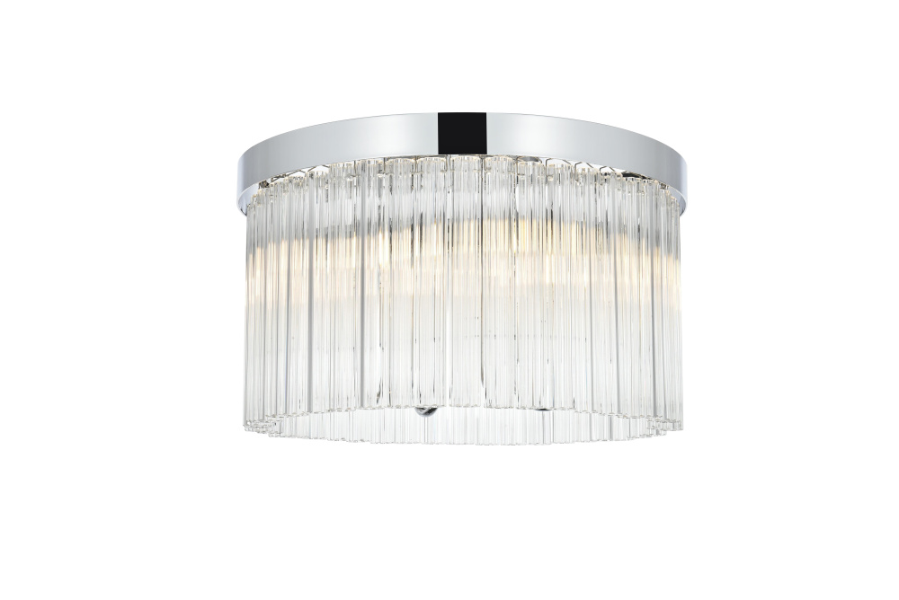 Harlow 16 inch Flush Mount in Chrome
