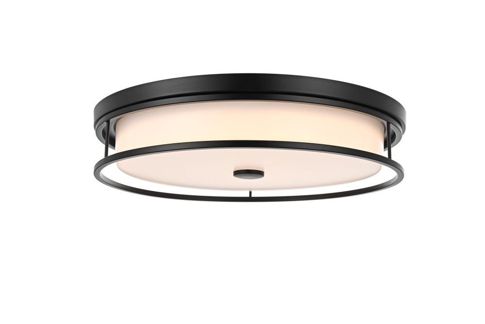 Kolson 20 inch LED Flush Mount in Black