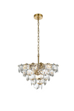Elegant 1050D20SG - Adaline 20 inch Chandelier in Satin Gold