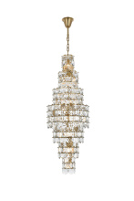 Elegant 1050SR24SG - Adaline 24 inch Chandelier in Satin Gold