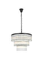 Elegant 1070G32BK - Harlow 32 inch Chandelier in Black