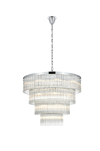 Elegant 1070G40C - Harlow 40 inch Chandelier in Chrome