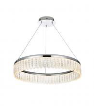 Elegant 2060D24C - Rune Hang D24"xH4.5" 25W DIM 3CCT Chrome