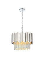 Elegant 3400D16C - Willow 16 inch Chandelier in Chrome