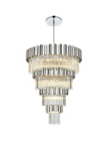 Elegant 3400GR40C - Willow 40 inch Chandelier in Chrome