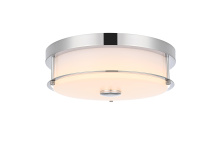 Elegant LD304F12C - Kolson 12 inch LED Flush Mount in Chrome