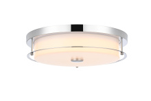 Elegant LD304F16C - Kolson 16 inch LED Flush Mount in Chrome