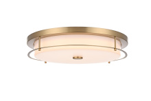 Elegant LD304F20SG - Kolson 20 inch LED Flush Mount in Satin Gold